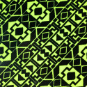 Lime Geometric fabric swatch