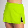 Side Slit Skort - Neon Solid with Black Shorts