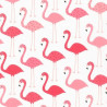 Flamingo Love fabric swatch