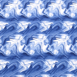 Sapphire Marble Fabric Swatch