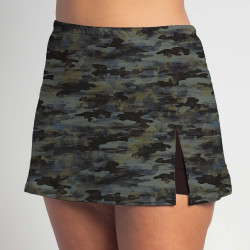 Side Slit Skort - Slate...