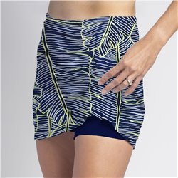 Sporty Skort - Navy Leaf Green