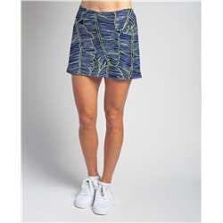 Sporty Skort - Navy Leaf Green