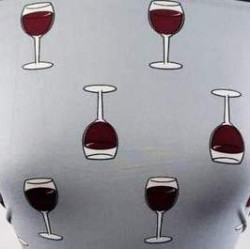 Wine is Fine fabric swatch