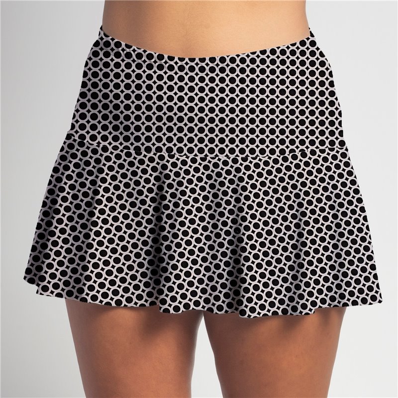 Flounce Skort - BW Circle