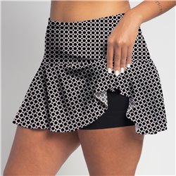 Flounce Skort - BW Circle