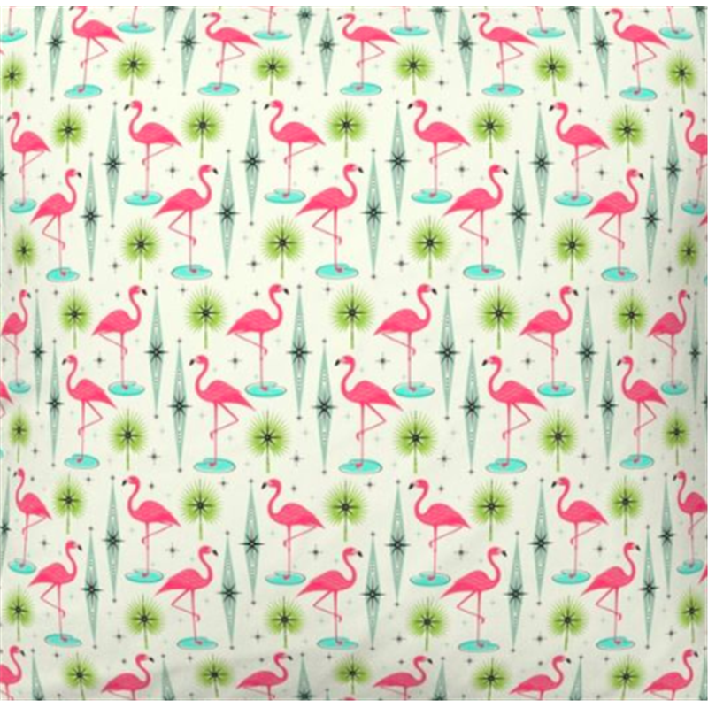 Atomic Flamingos Swatch Atomic Flamingos Swatch