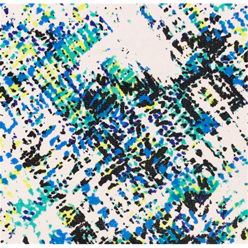 Cobalt Sunshine Abstract Mesh fabric swatch Cobalt Sunshine Abstract Mesh fabric swatch