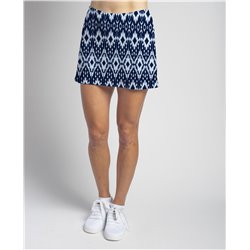 Sporty Skort - Denim Ikat