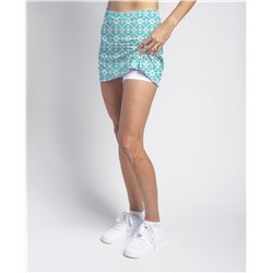 Sporty Skort - Jade Geometric