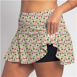Flounce Skort - Atomic Flamingos