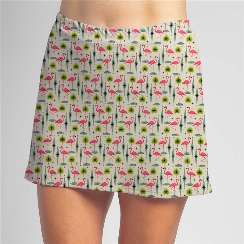 Sporty Skort - Atomic Flamingos Sporty Skort - Atomic Flamingos
