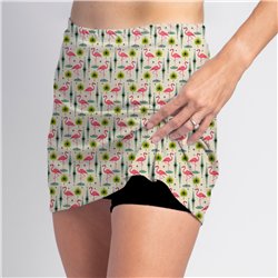 Sporty Skort - Atomic Flamingos