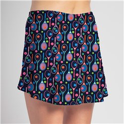 HiLo Skort - Tennis Brights on Navy Purple
