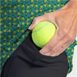 Side Slit Skort - Margarita Time - Black Shorts