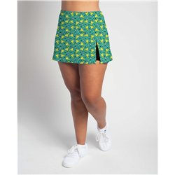 Side Slit Skort - Margarita Time - Black Shorts
