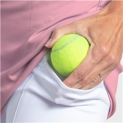 Flounce Skort - Light Pink Solid w/ Black shorts