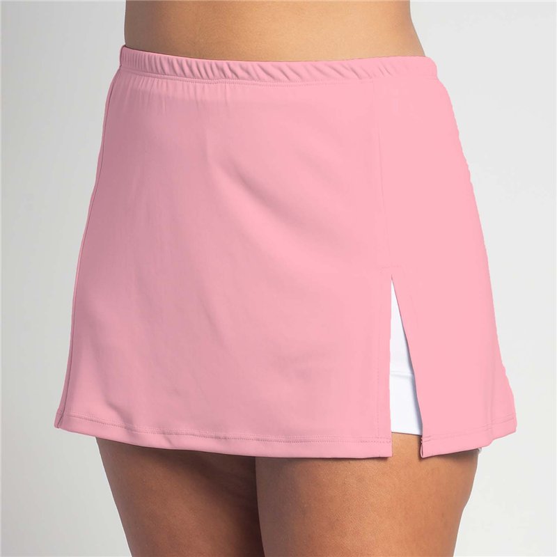 Side Slit Skort - Light Pink - White Shorts Side Slit Skort - Light Pink - White Shorts