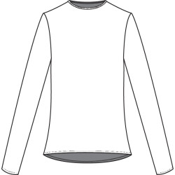 Long Sleeve Crew Neck Top -...