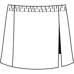 Side Slit Skort - Flamingo...