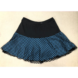 Flounce Skort - Turquoise under Diamond Mesh