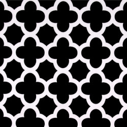 BW Medallion fabric swatch