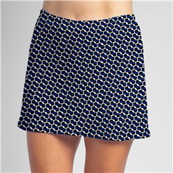 Sporty Skort - Blue Abstract