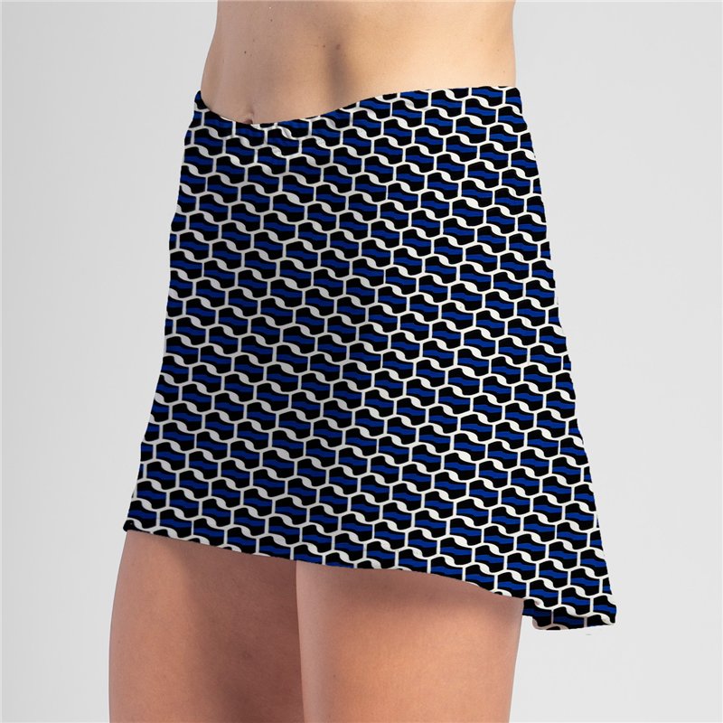 HiLo Skort - Blue Abstract