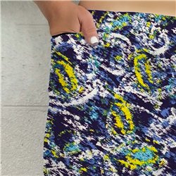 Side Slit Golf Skort - Blue Lagoon w/ Navy Shorts