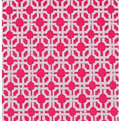 Pink Lattice fabric swatch