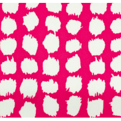 Pink Splotch Dot fabric swatch