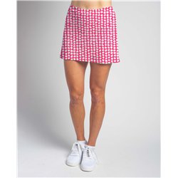Sporty Skort - Pink Splotch Dots