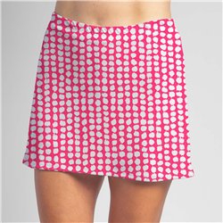 Sporty Skort - Pink Splotch Dots
