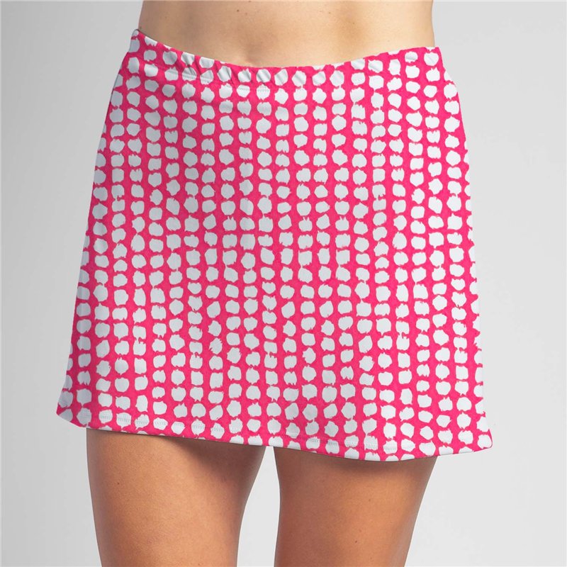 Sporty Skort - Pink Splotch Dots