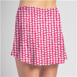 HiLo Skort - Pink Splotch Dots