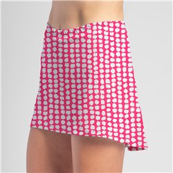 HiLo Skort - Pink Splotch Dots