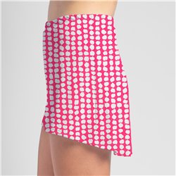 HiLo Skort - Pink Splotch Dots