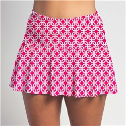 HiLo Skort - Pink Lattice