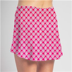 HiLo Skort - Pink Lattice