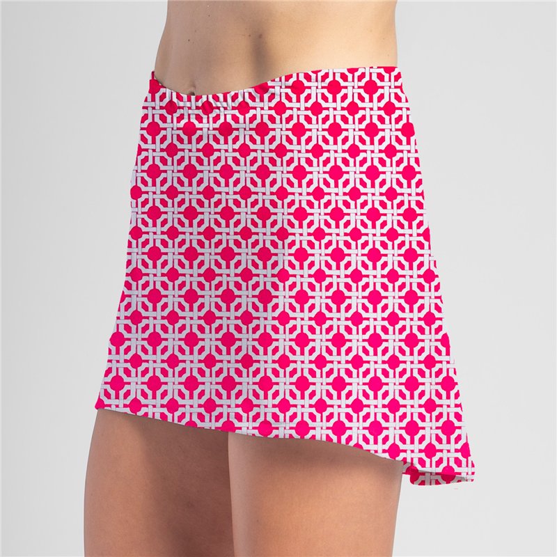 HiLo Skort - Pink Lattice