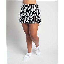Side Slit Skort - BW Mod - Black Shorts