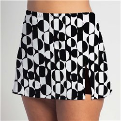 Side Slit Skort - BW Mod - Black Shorts
