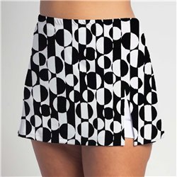 Side Slit Skort - BW Mod - White Shorts