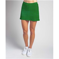 Sporty Skort - Kelly Mini Dot