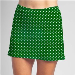 Sporty Skort - Kelly Mini Dot