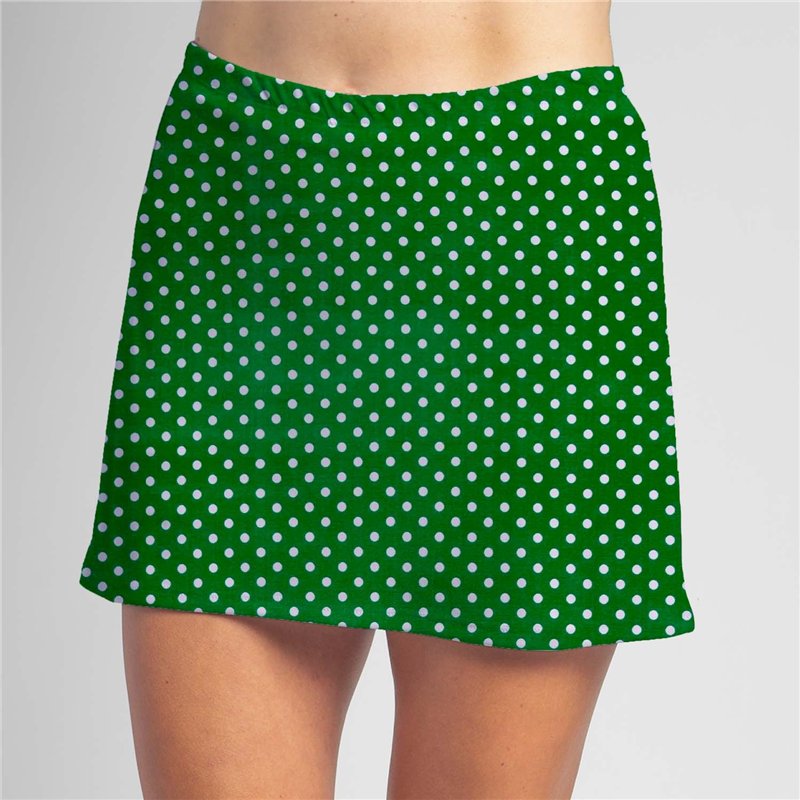 Sporty Skort - Kelly Mini Dot