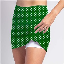 Sporty Skort - Kelly Mini Dot