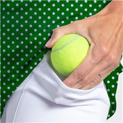 Sporty Skort - Kelly Mini Dot