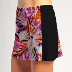 Slimming Panel Skort - Paintbrush Pink with Black side panels