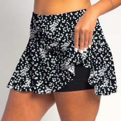 Flounce Skort - Scattered Dots all over